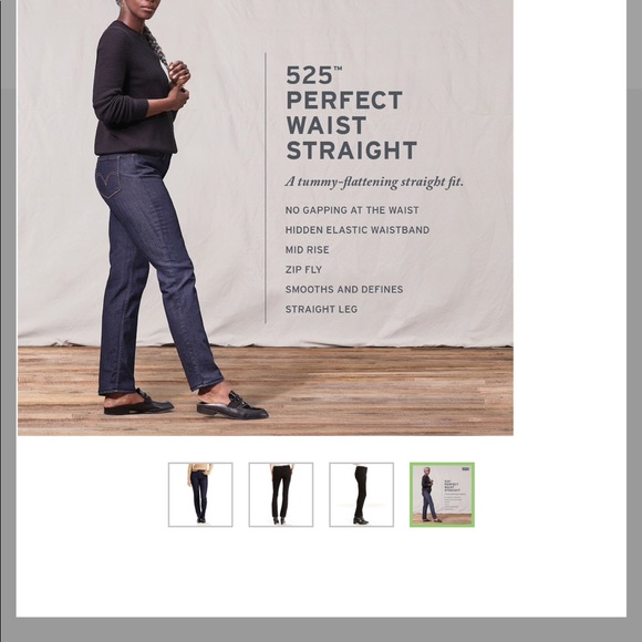 Levi’s 525 Perfect Waist Straight Leg Jean - Picture 3 of 8